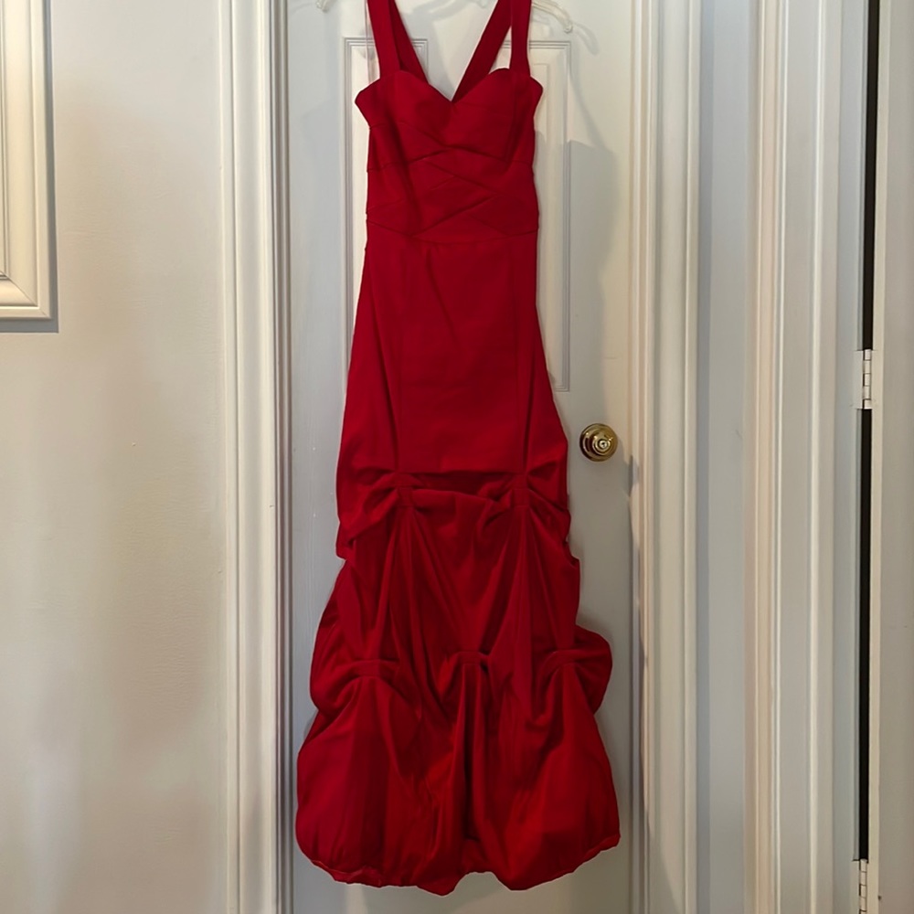 Jessica McClintock Red Prom Dress